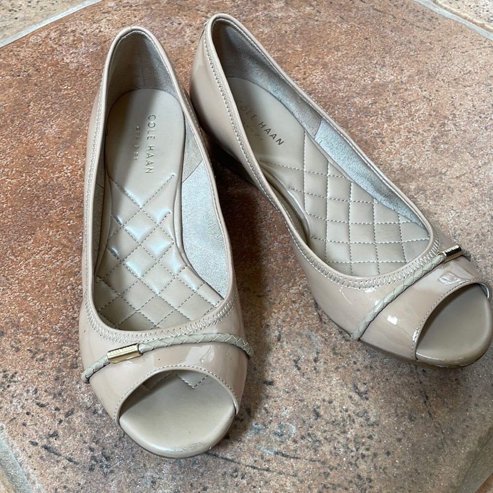 Cole Haan Open Toe Wedge Sandals